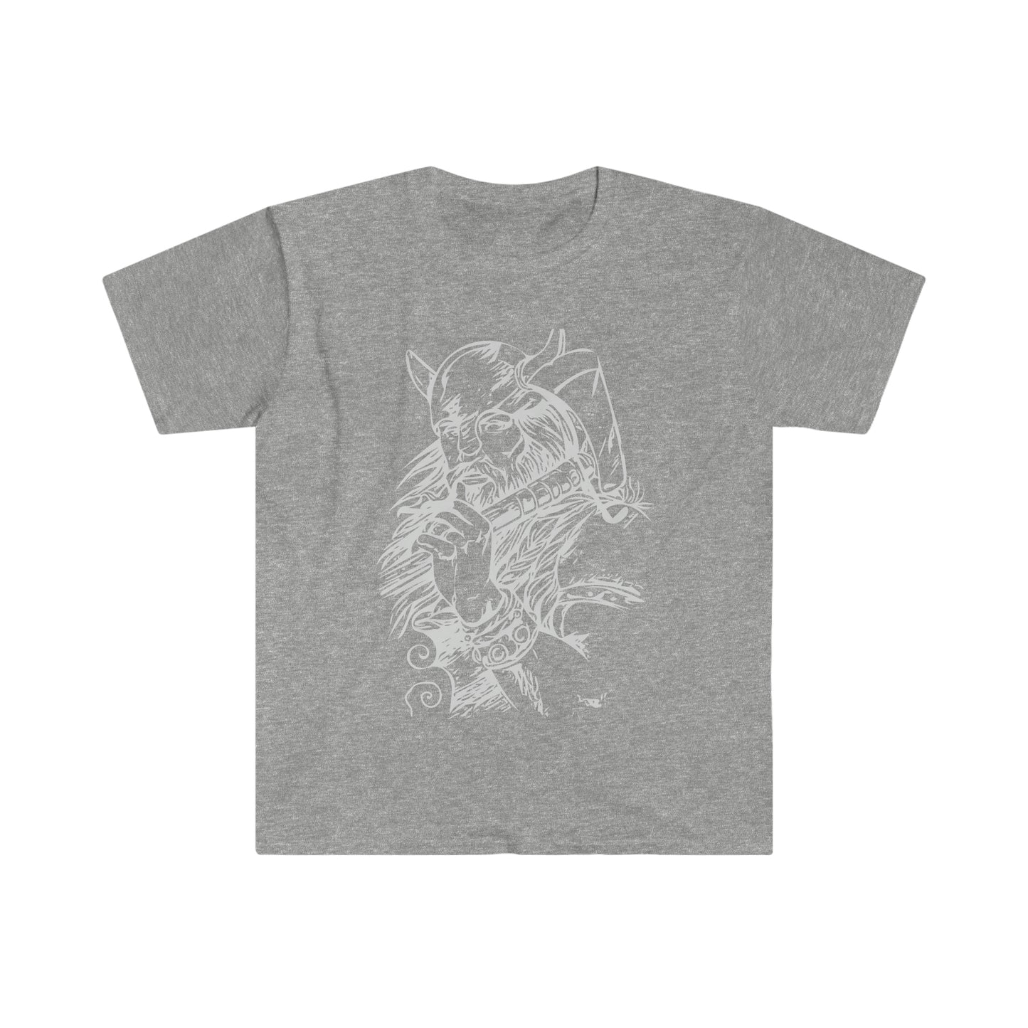 Viking Warrior Unisex Softstyle T-Shirt