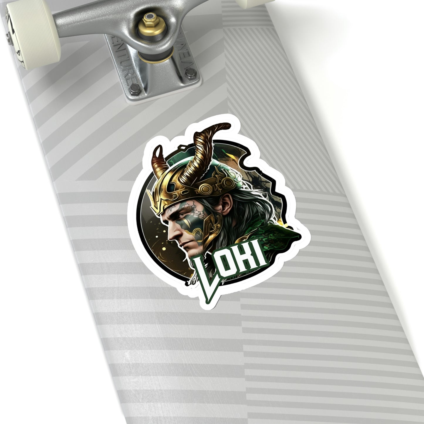 Loki Viking Kiss-Cut Vinyl Sticker