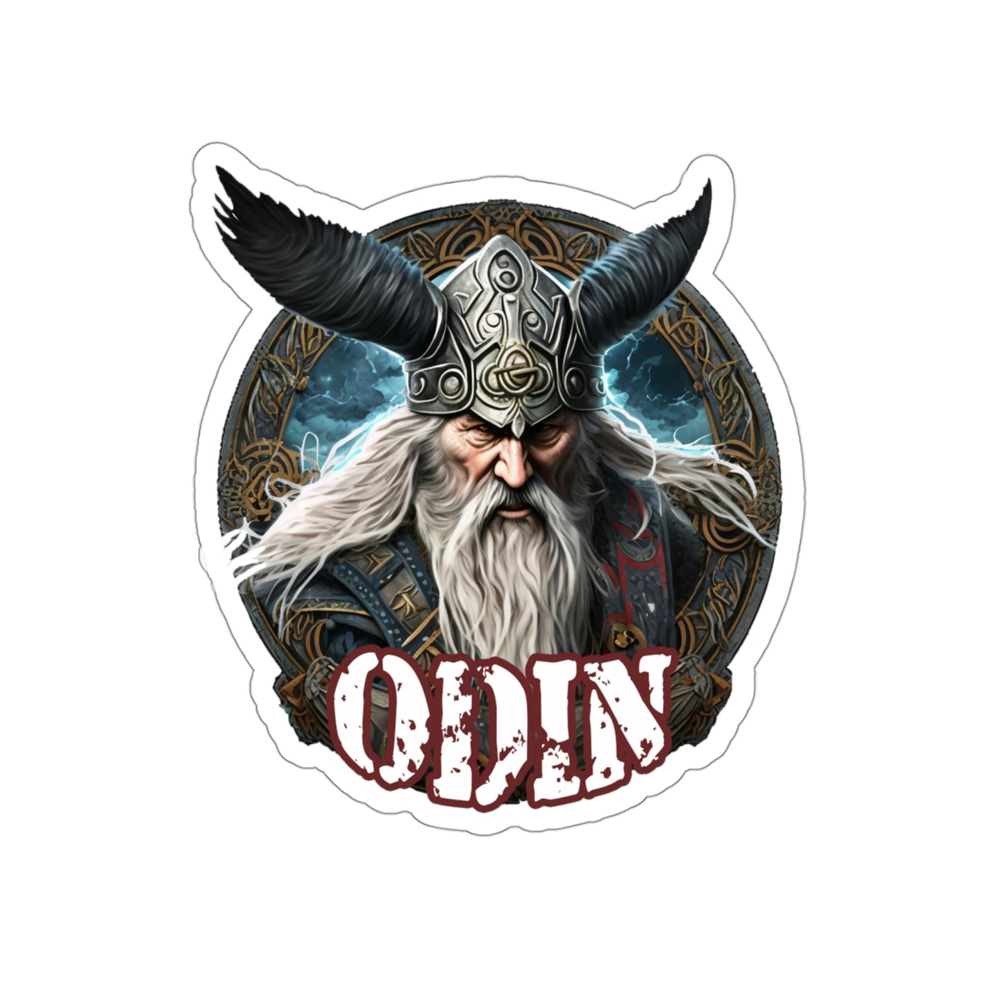 Odin Kiss-Cut Vinyl Sticker