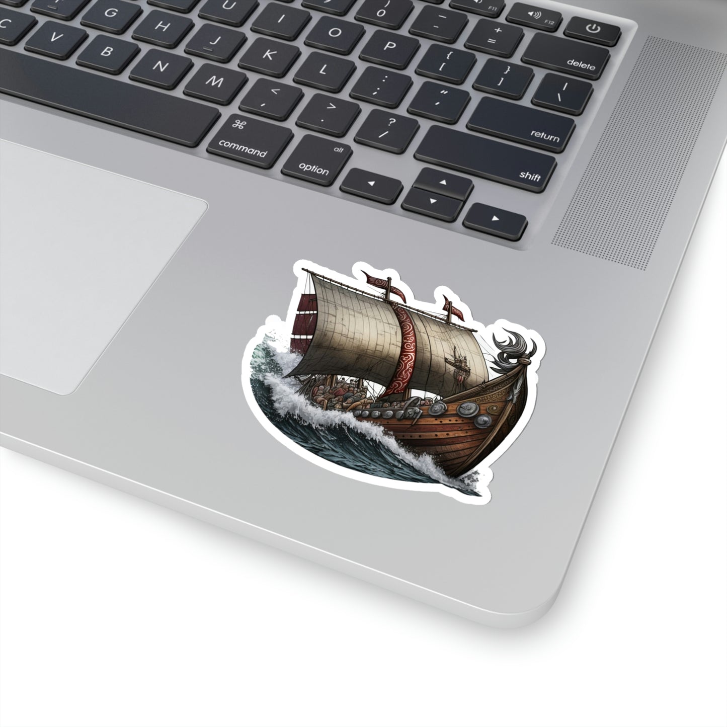 Viking Ship Kiss-Cut Vinyl Sticker