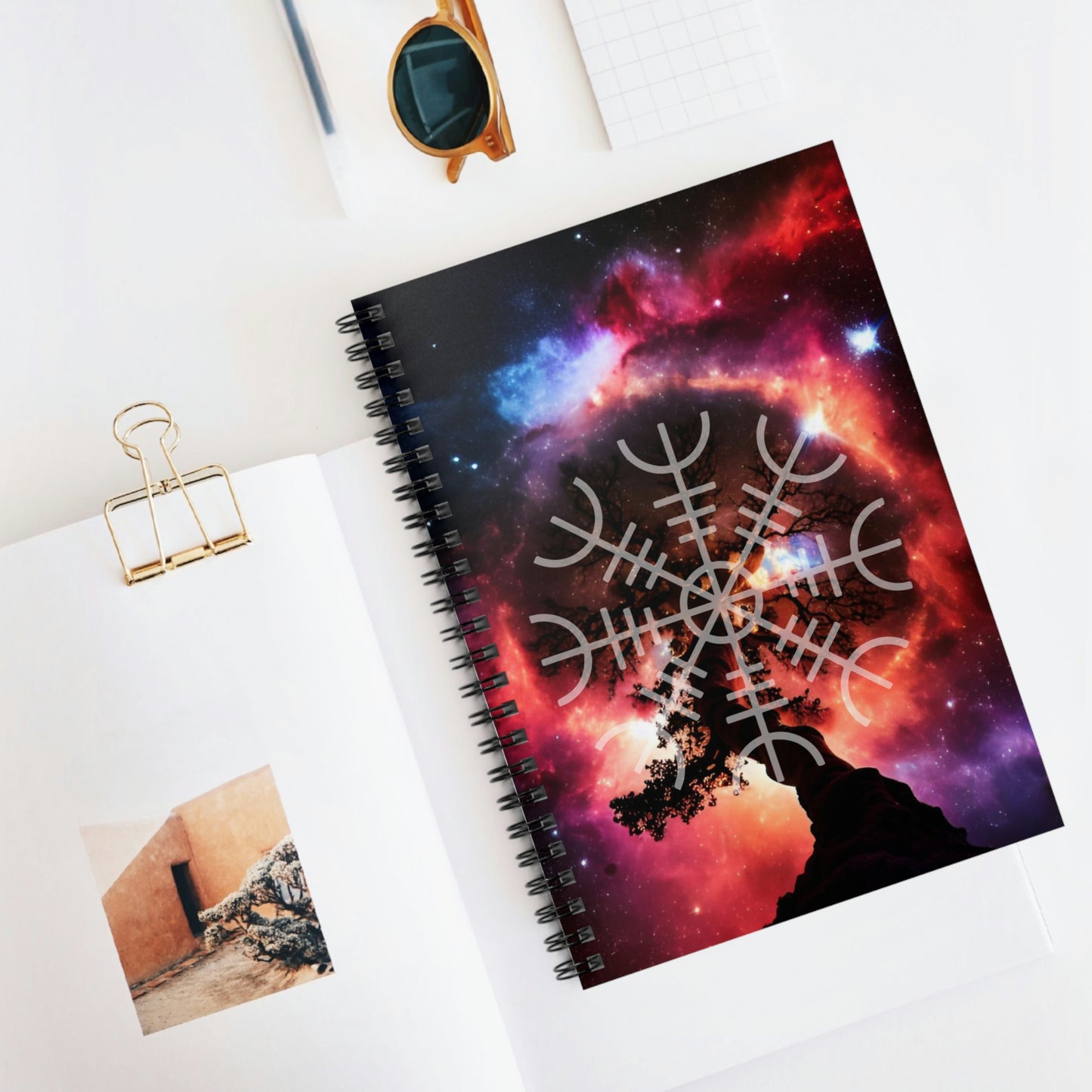 Yggdrasil Spiral Notebook - Ruled Line