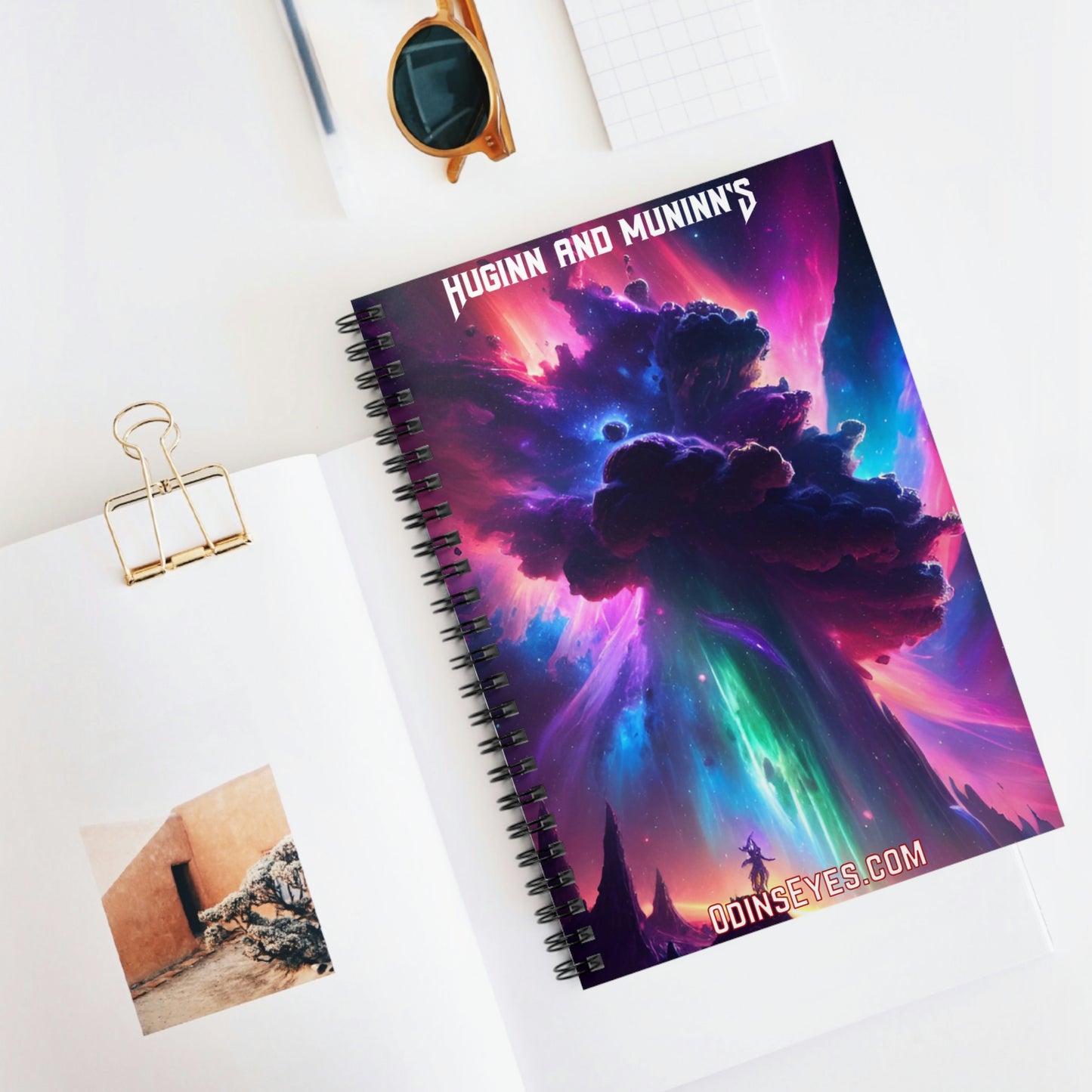 Rainbow Bridge Viking Spiral Notebook - Ruled Line