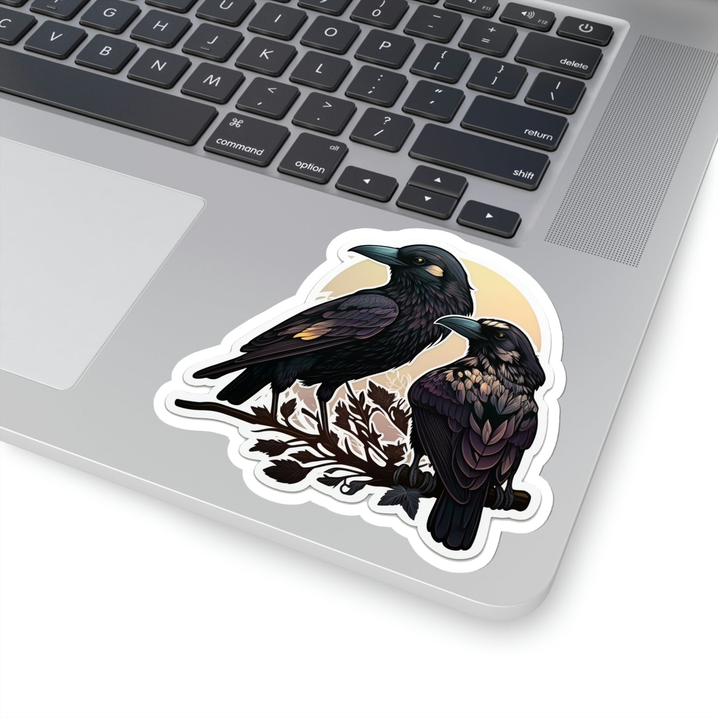 Huginn and Muninn Kiss-Cut Sticker