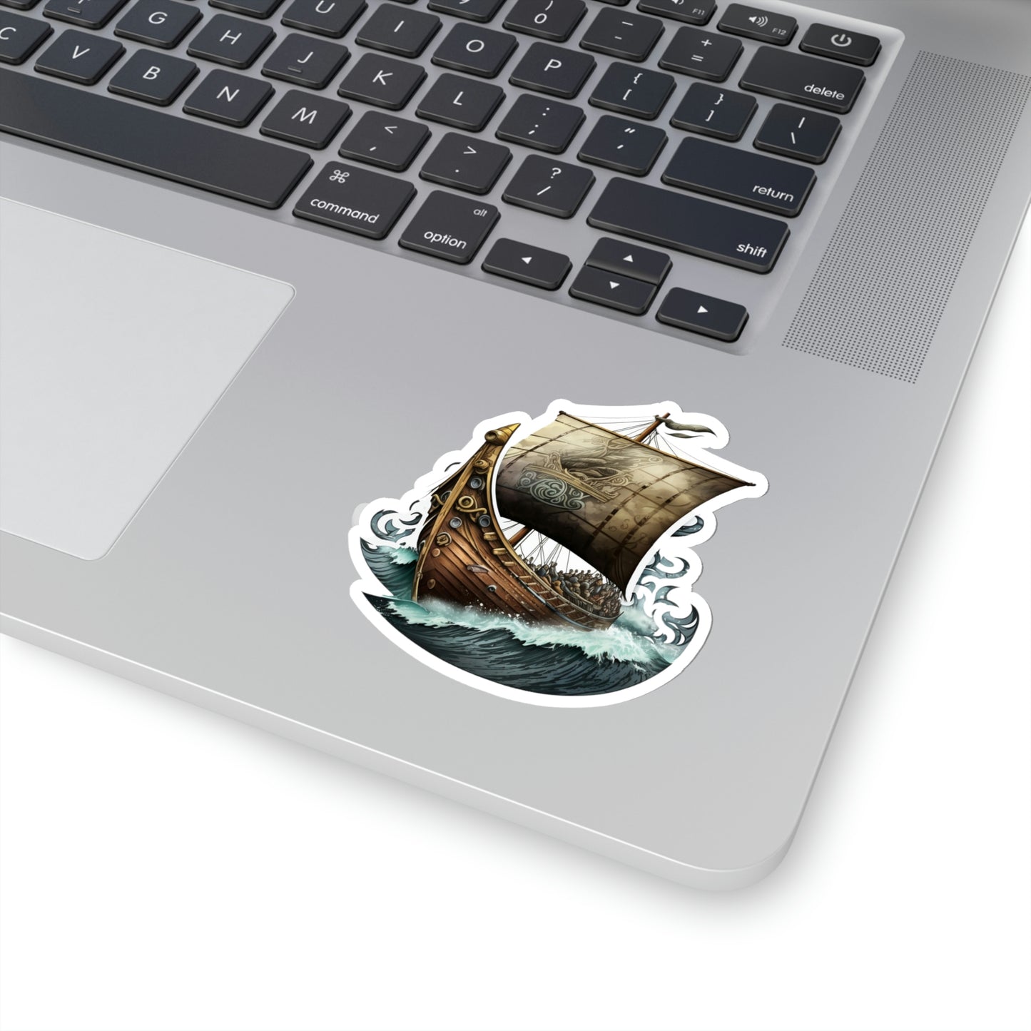 Viking Ship Kiss-Cut Vinyl Stickers