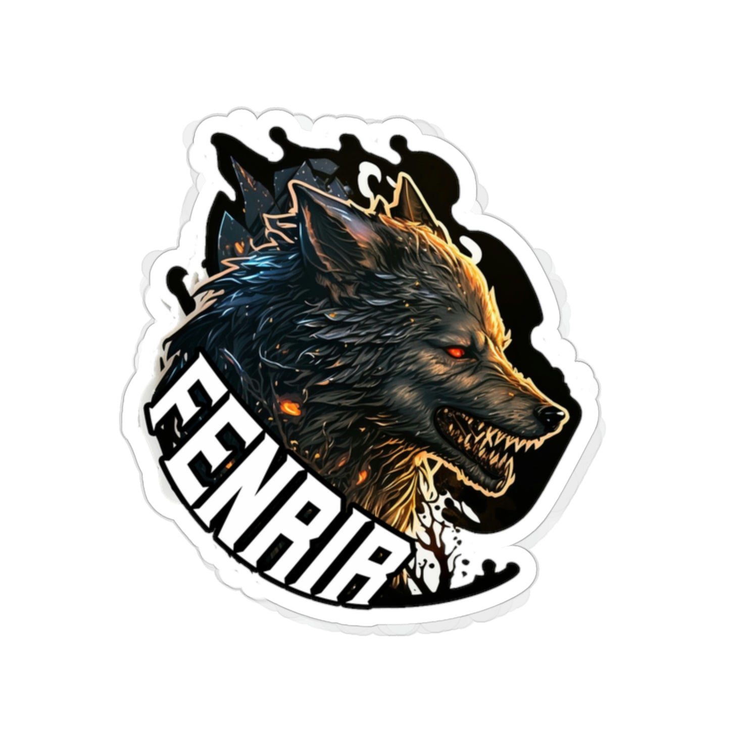 Fenrir Kiss-Cut Sticker