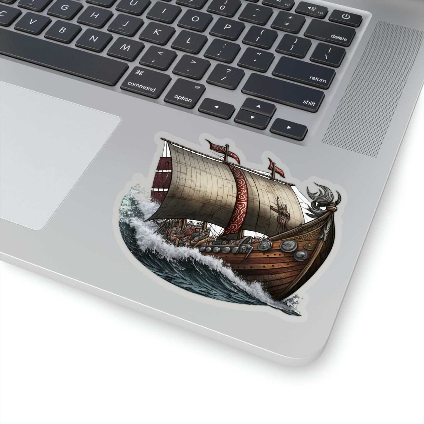 Viking Ship Kiss-Cut Vinyl Sticker