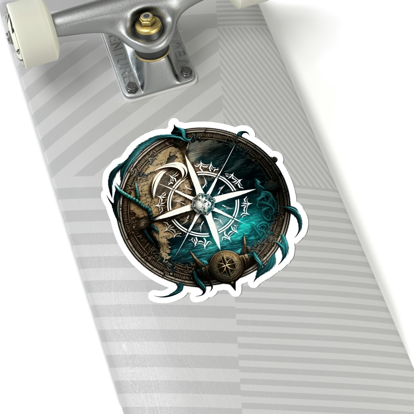 Viking Compass Kiss-Cut Vinyl Sticker