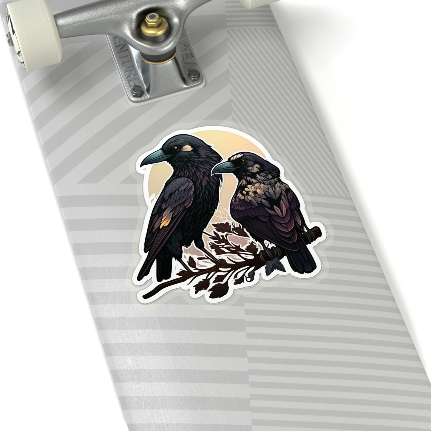 Huginn and Muninn Kiss-Cut Sticker