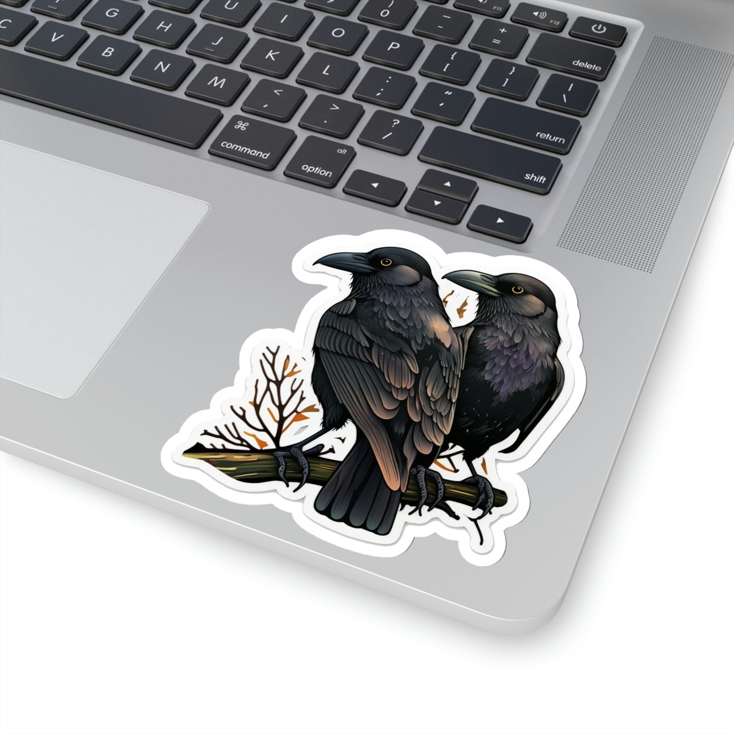 Huginn and Muninn Kiss-Cut Vinyl Sticker