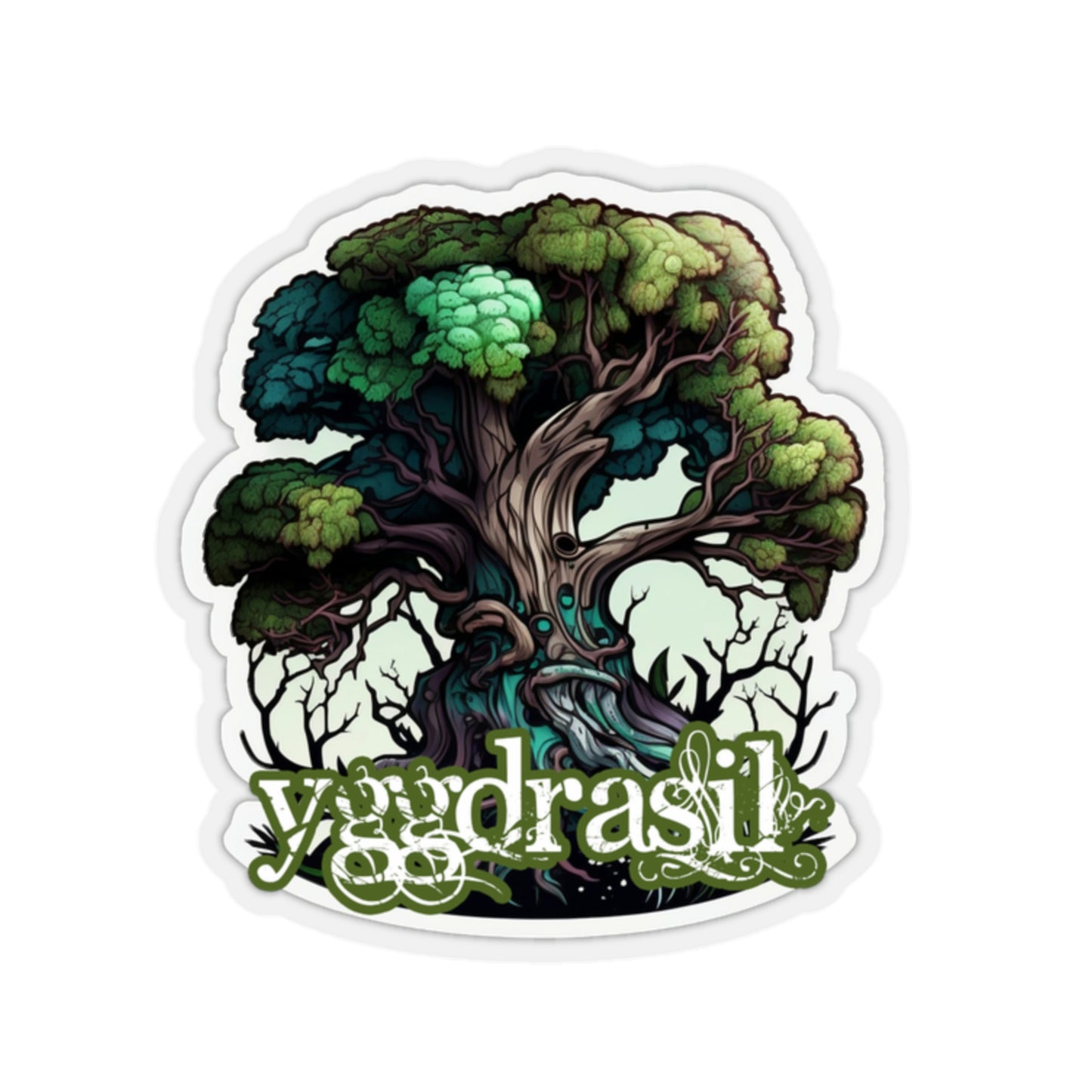 Yggdrasil Kiss-Cut Sticker