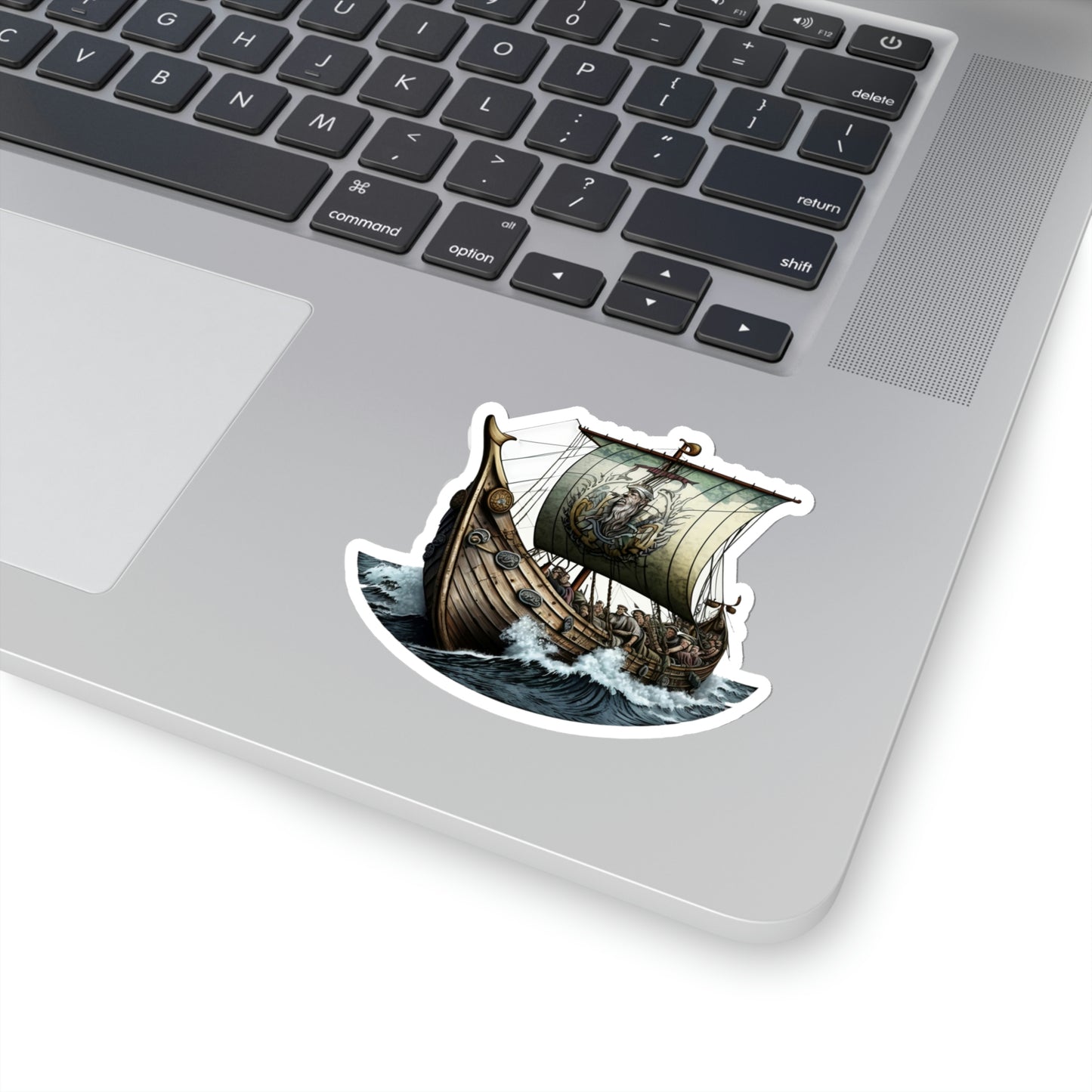 Viking Ship Kiss-Cut Vinyl Sticker