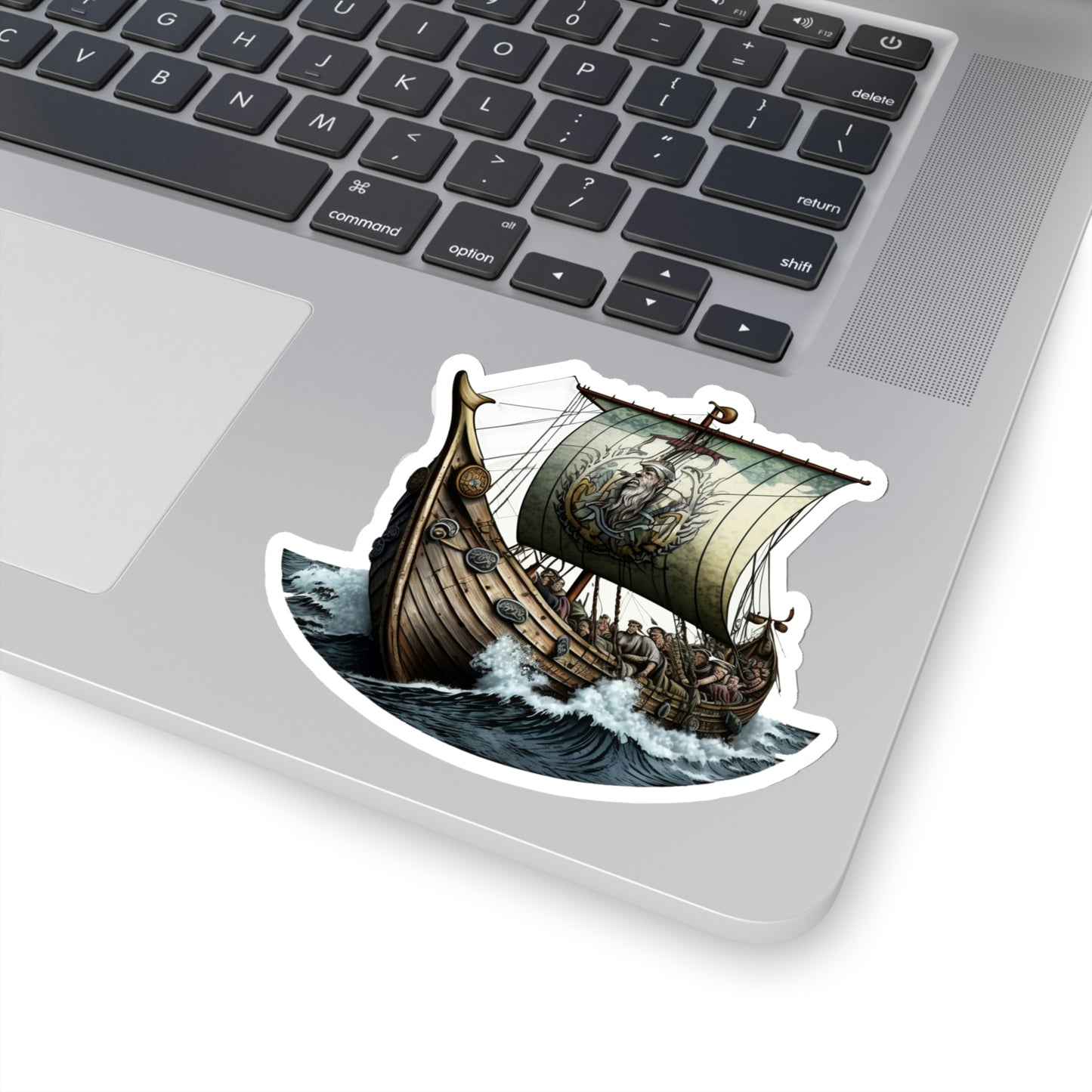 Viking Ship Kiss-Cut Vinyl Sticker