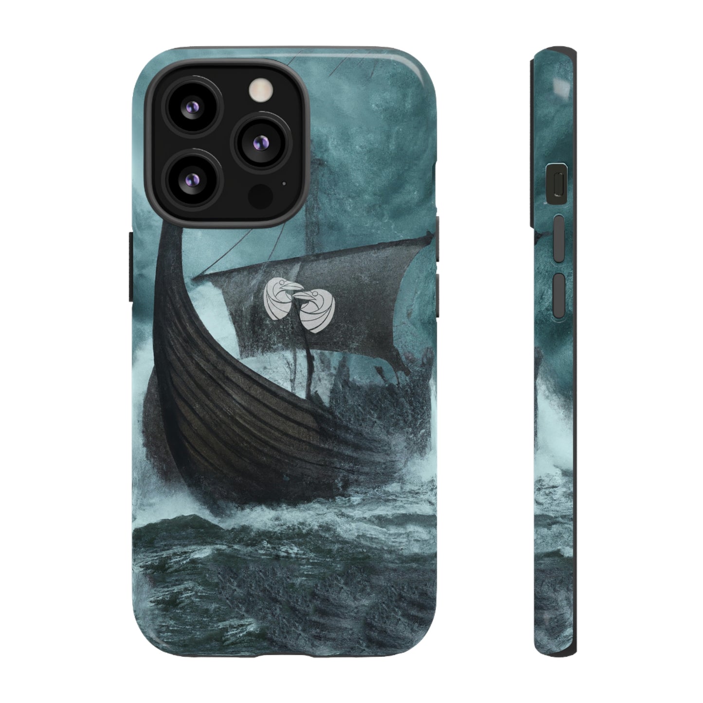 Huginn and Muninn Viking Long Ship - Tough Cases in 36 sizes