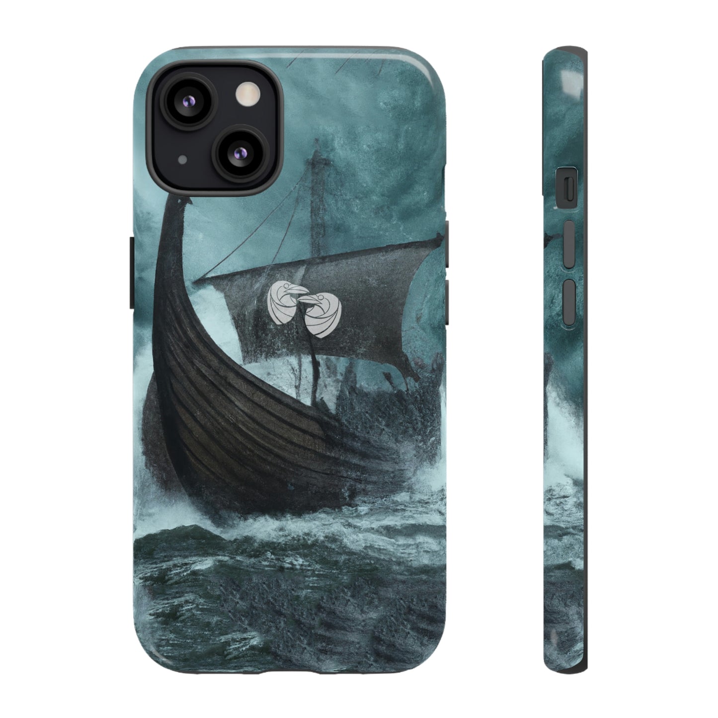 Huginn and Muninn Viking Long Ship - Tough Cases in 36 sizes