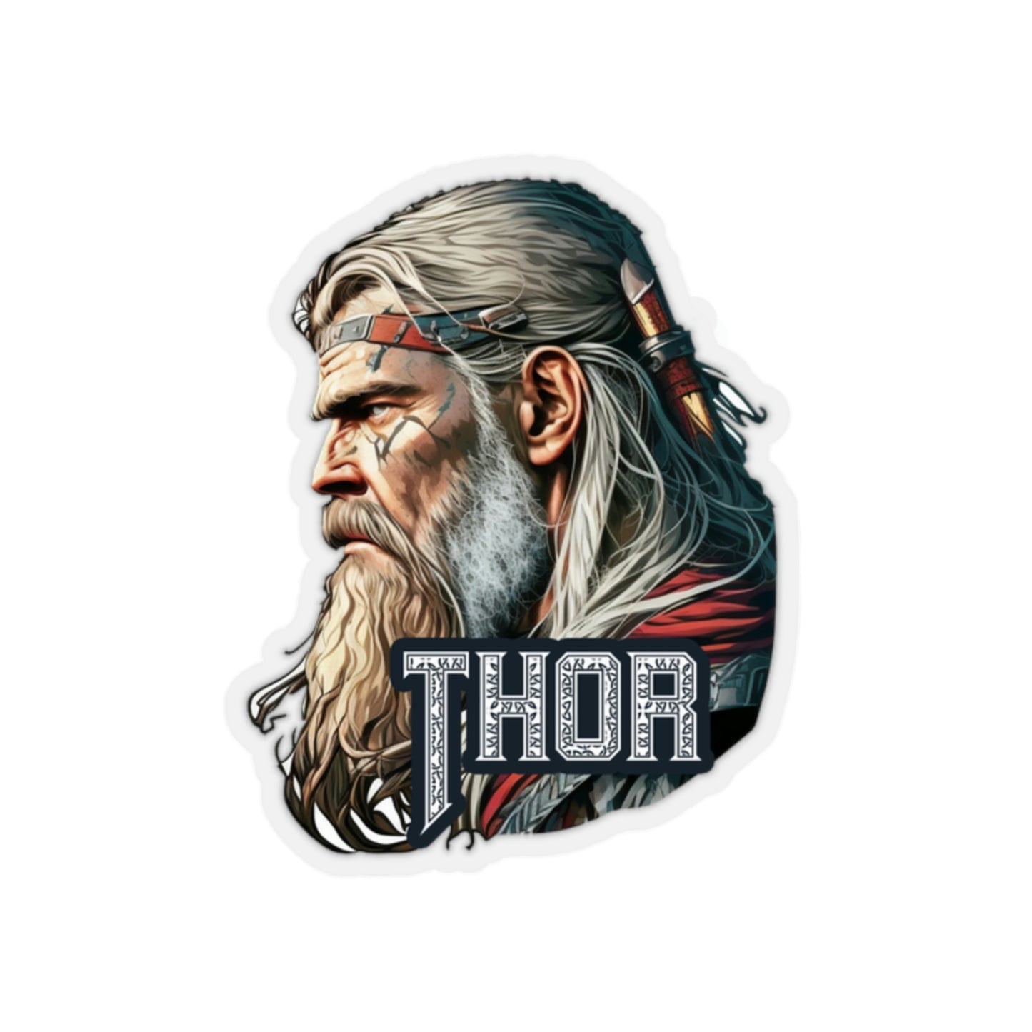 Thor Viking Kiss-Cut Vinyl Sticker