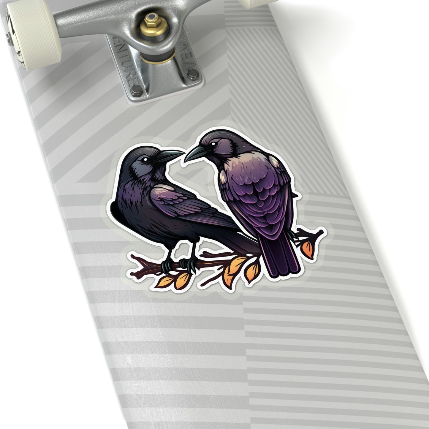 Huginn and Muninn Kiss-Cut Vinyl Sticker