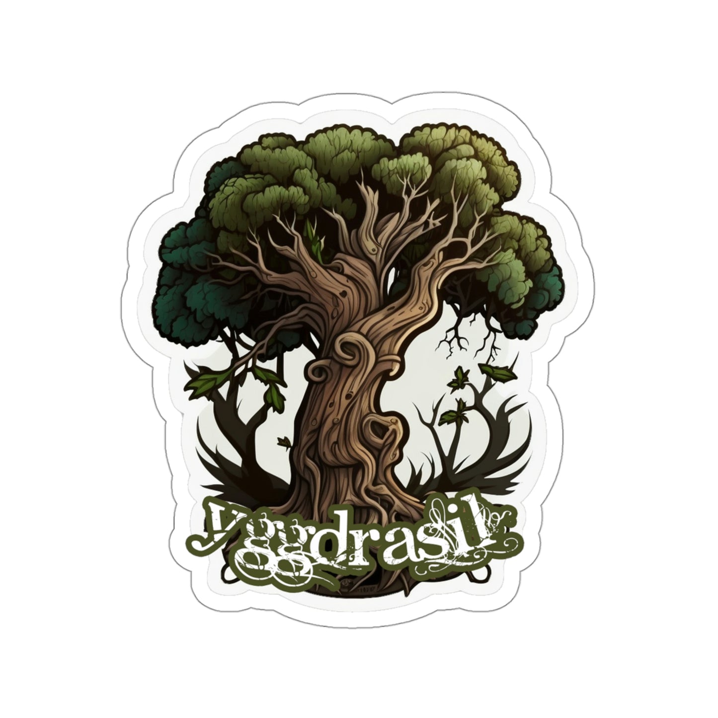 Yggdrasil Kiss-Cut Vinyl Sticker