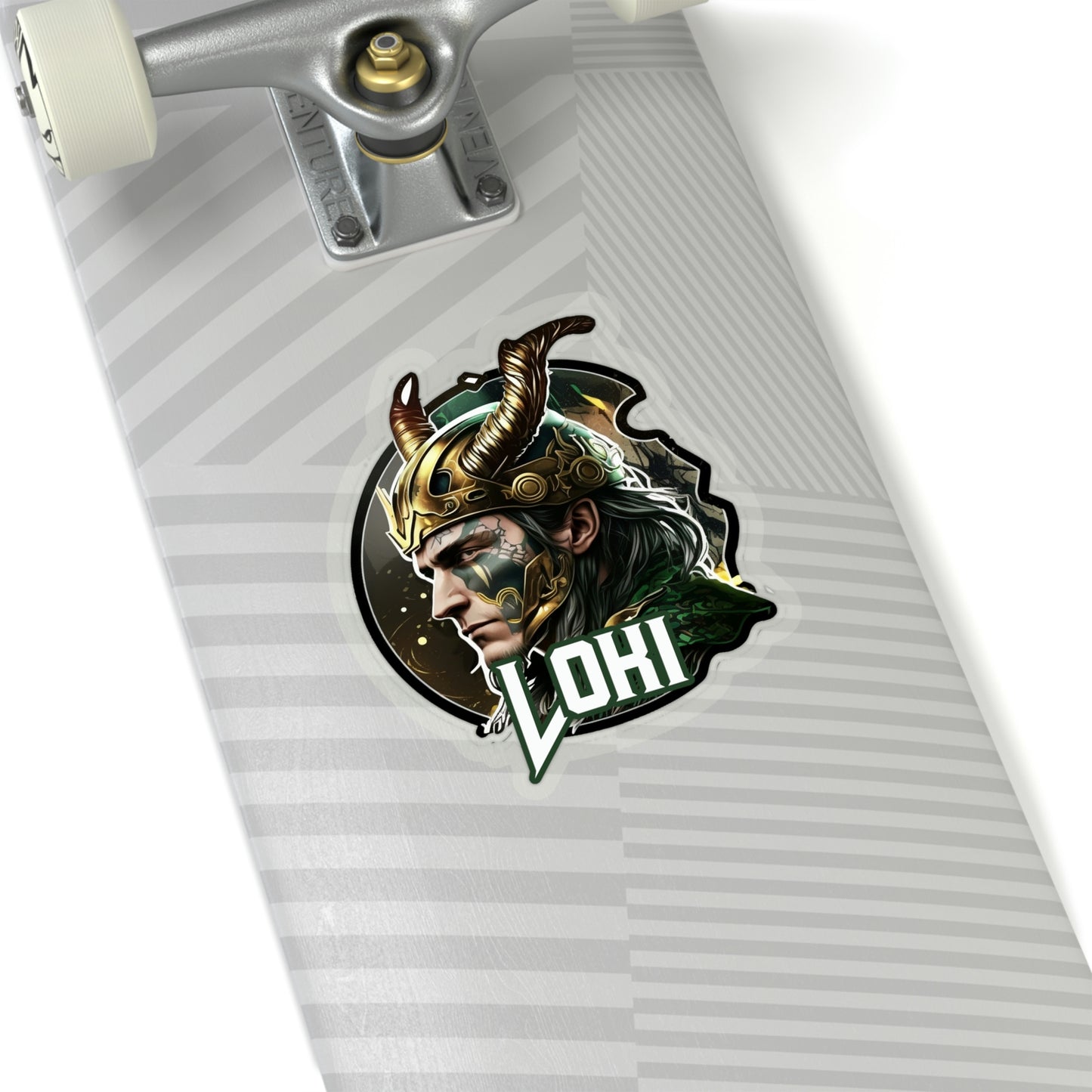 Loki Viking Kiss-Cut Vinyl Sticker