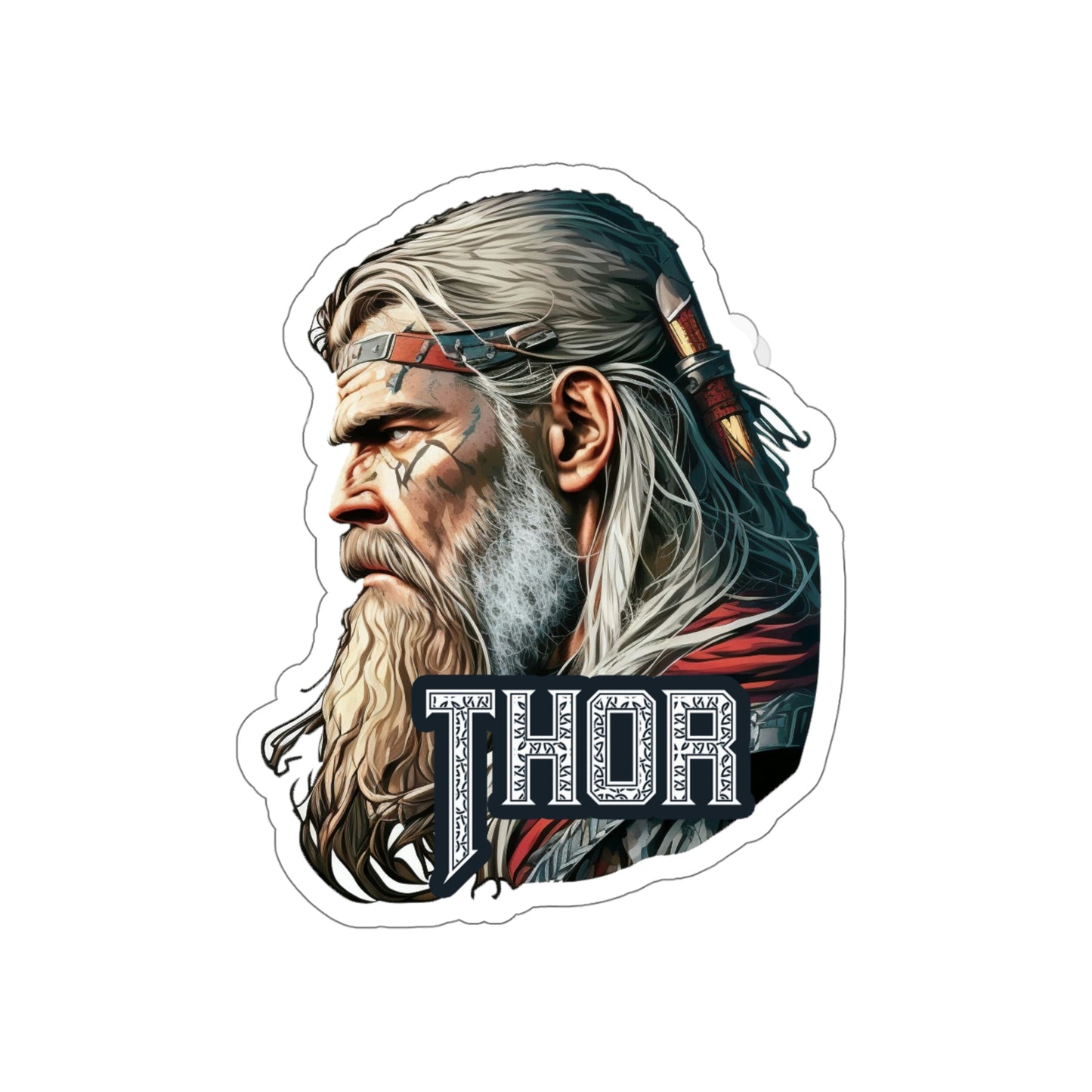 Thor Viking Kiss-Cut Vinyl Sticker