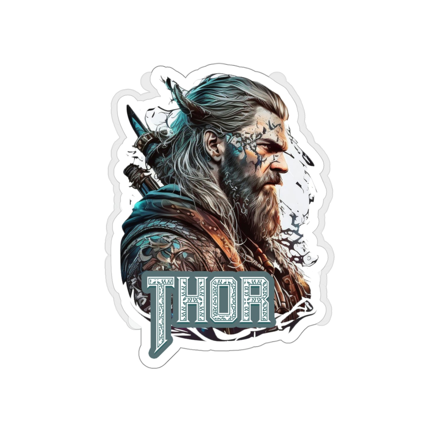 Thor Viking Kiss-Cut Vinyl Sticker