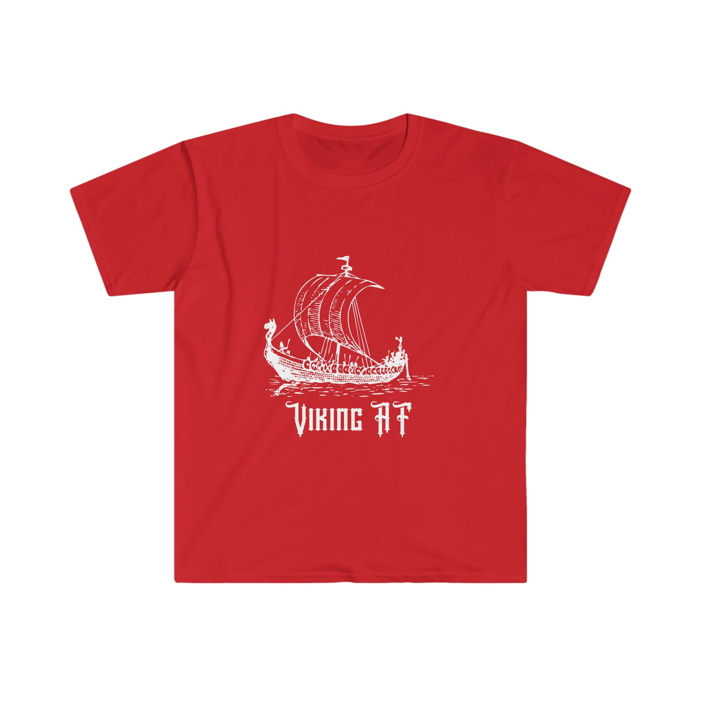 Viking AF Viking Ship Tee - Unisex Softstyle T-Shirt