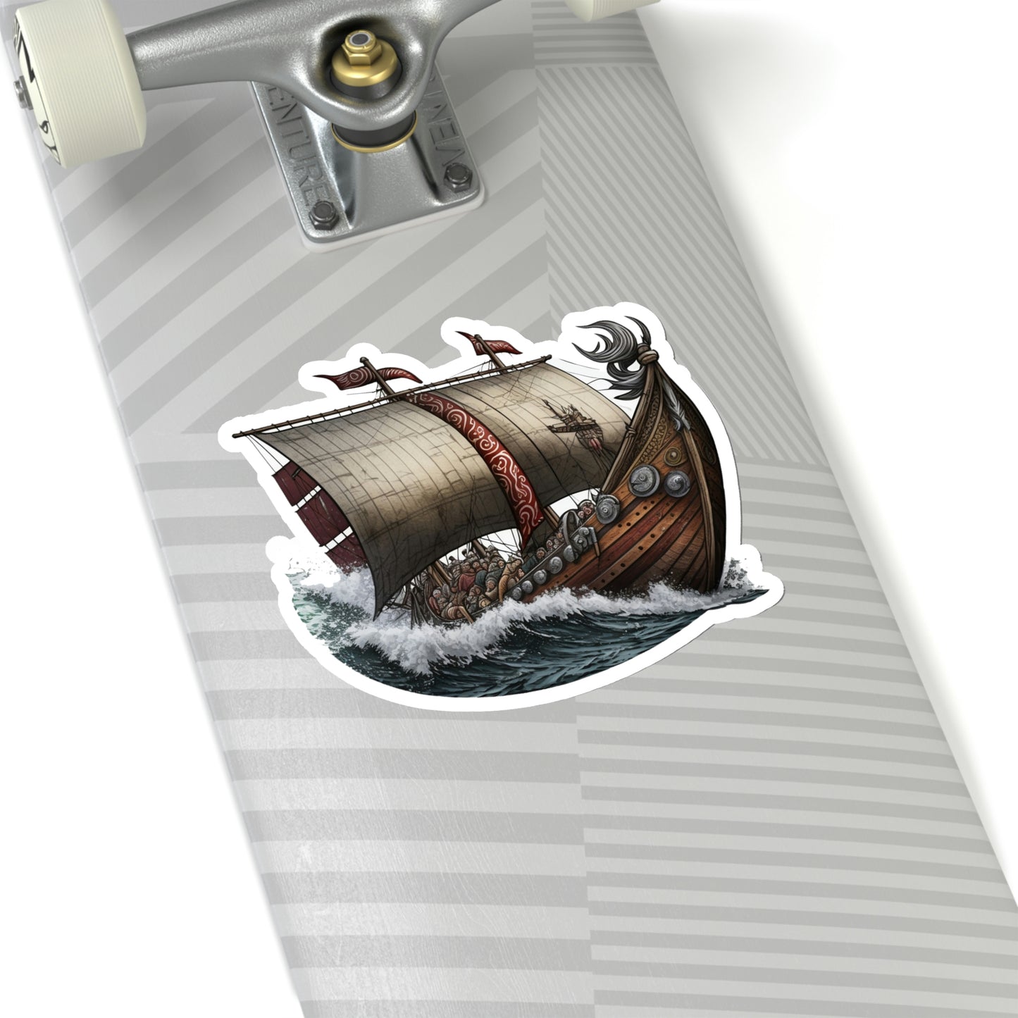 Viking Ship Kiss-Cut Vinyl Sticker