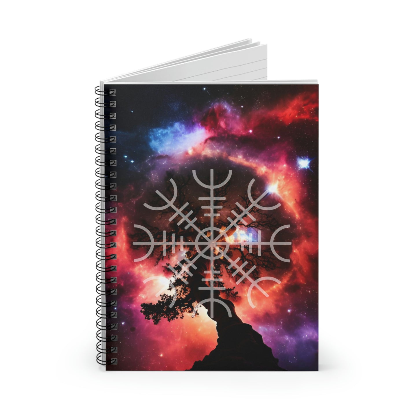 Yggdrasil Spiral Notebook - Ruled Line