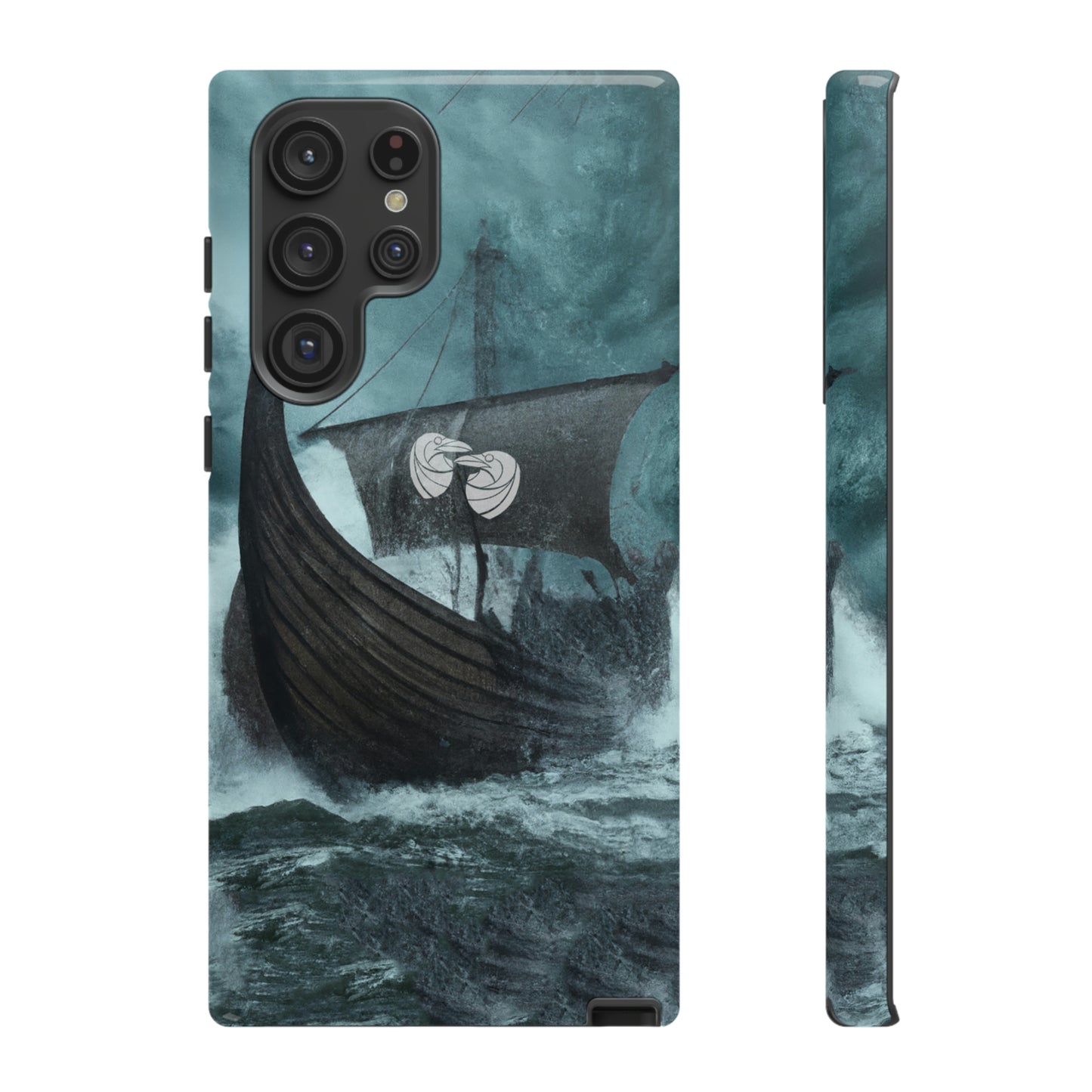 Huginn and Muninn Viking Long Ship - Tough Cases in 36 sizes