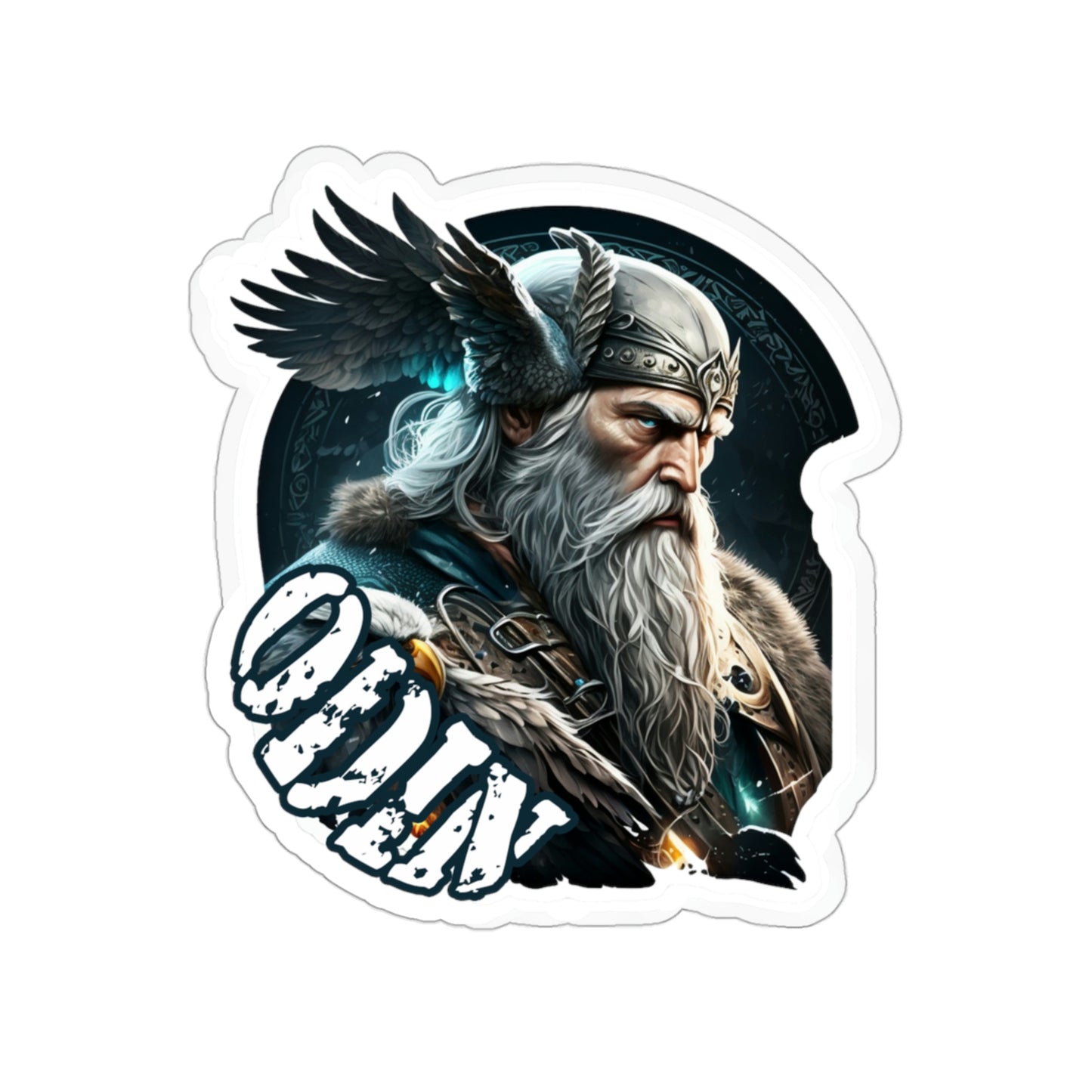 Odin Kiss-Cut Vinyl Sticker