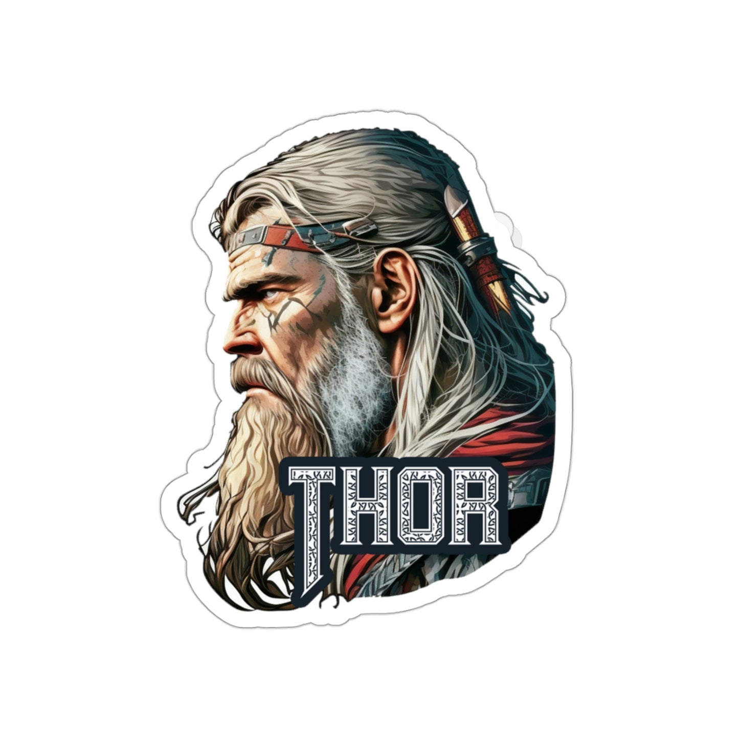 Thor Viking Kiss-Cut Vinyl Sticker