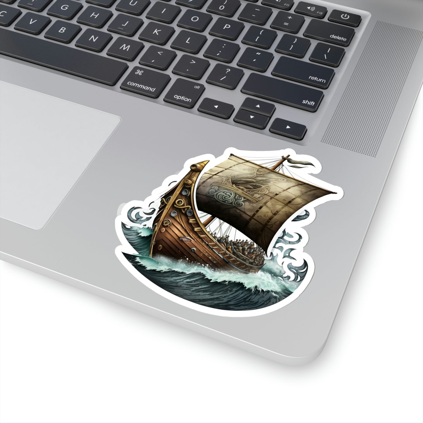 Viking Ship Kiss-Cut Vinyl Stickers