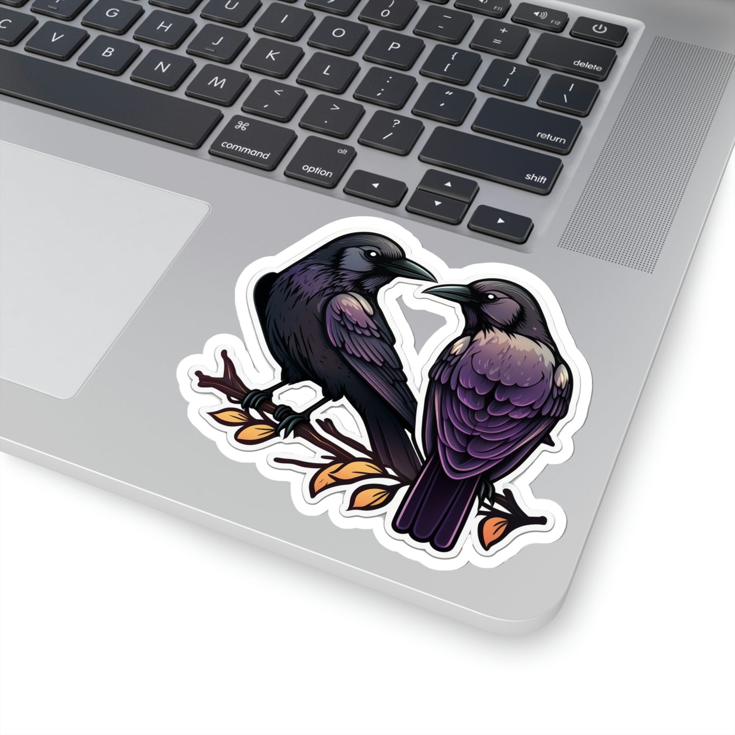 Huginn and Muninn Kiss-Cut Vinyl Sticker