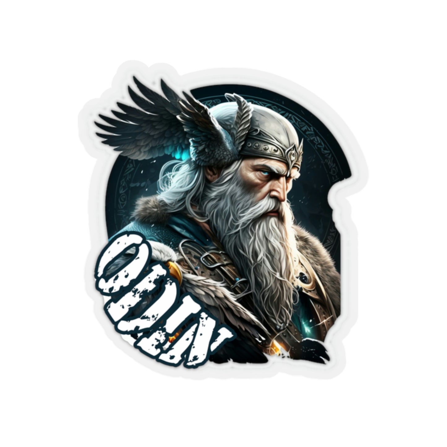 Odin Kiss-Cut Vinyl Sticker