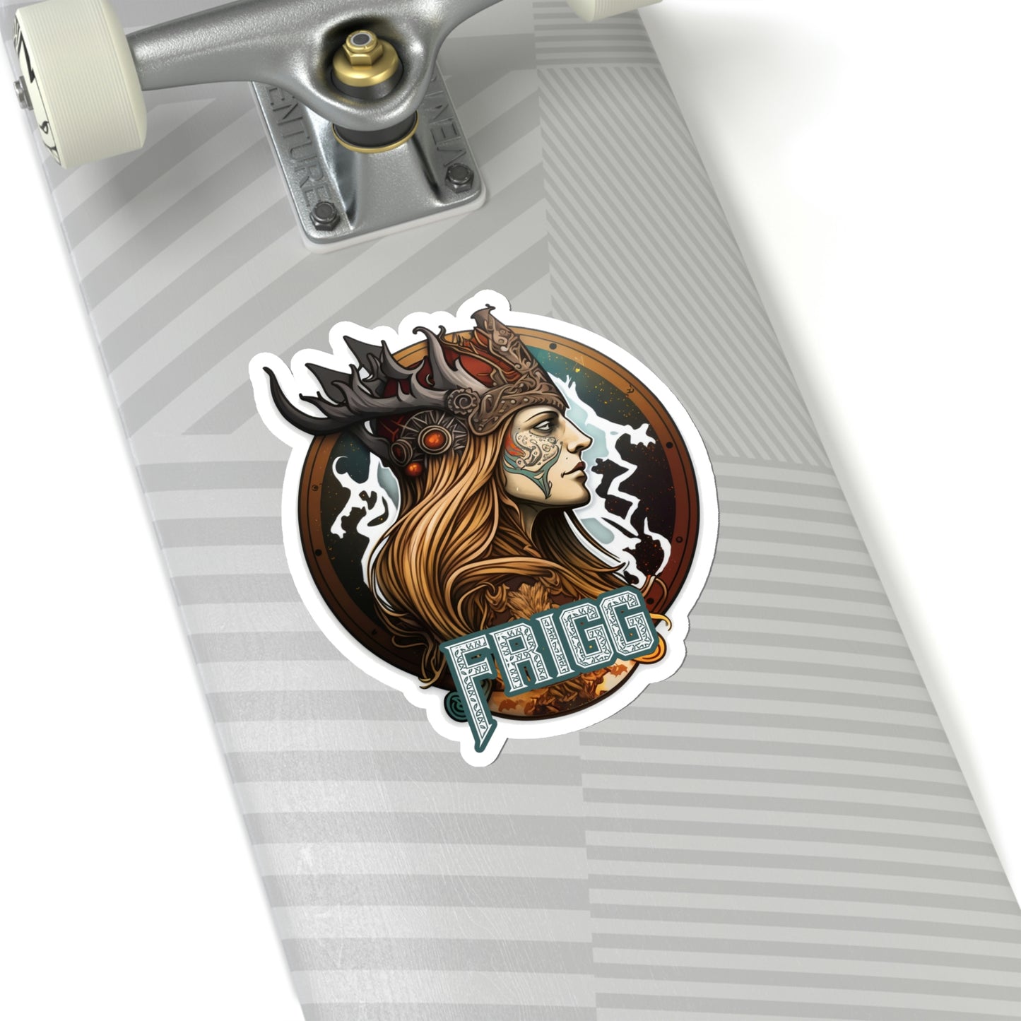 Frigg Viking Godess Kiss-Cut Vinyl Sticker