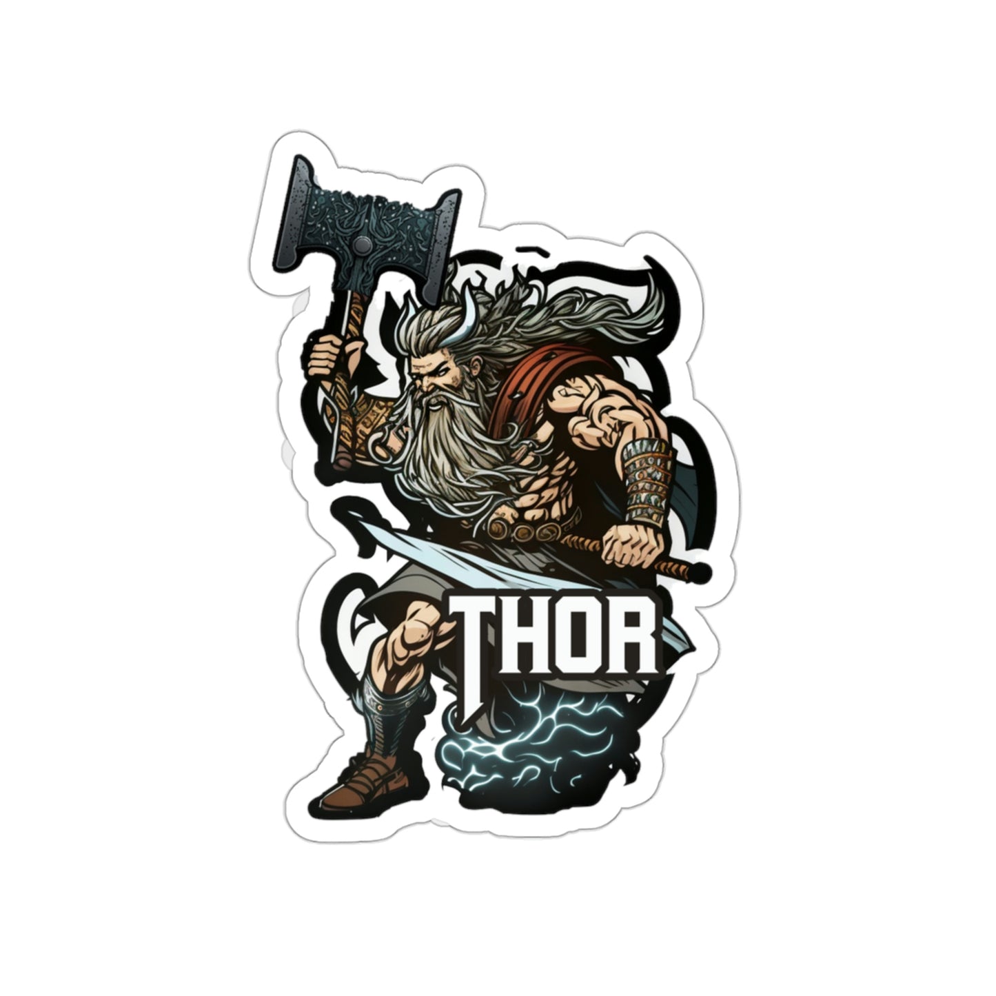 Thor Viking Kiss-Cut Vinyl Sticker