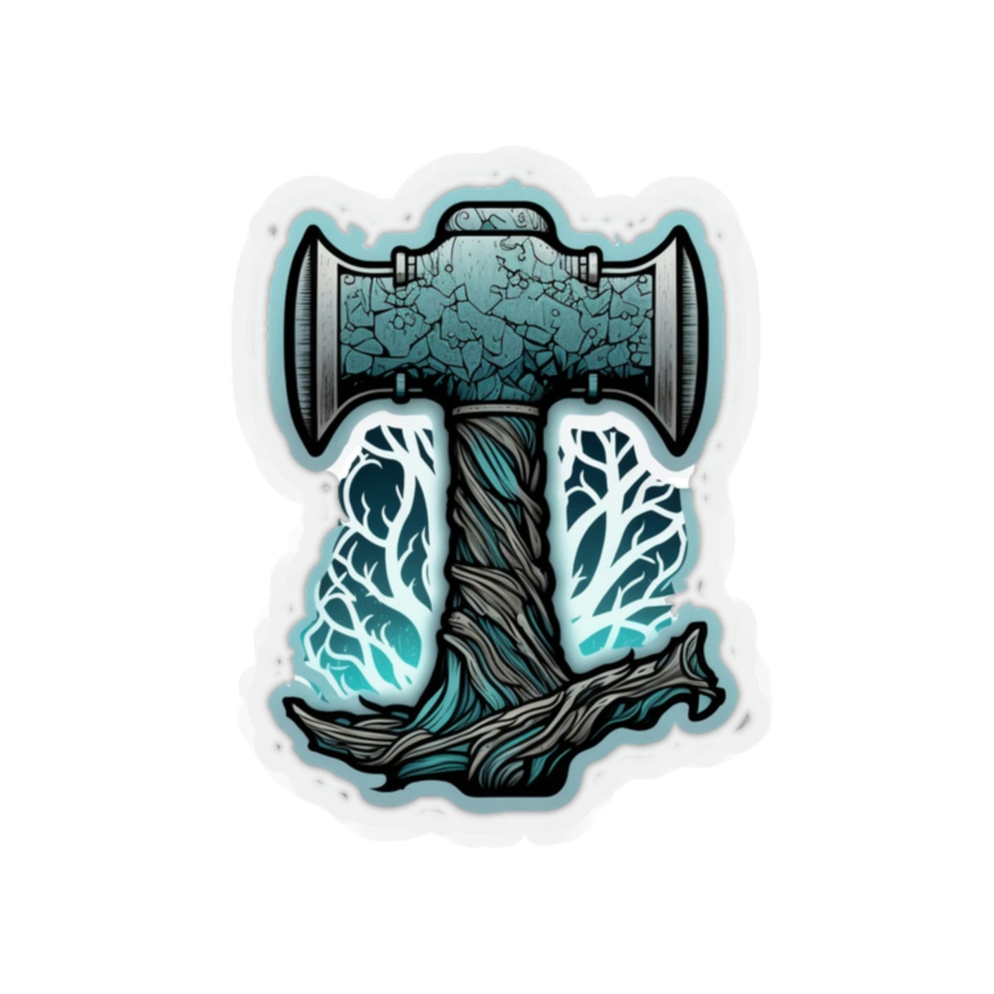 Mjolnir Kiss-Cut Sticker