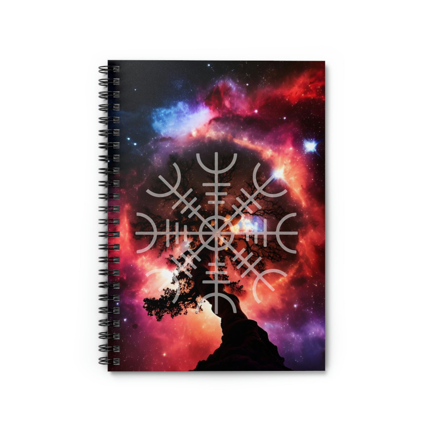 Yggdrasil Spiral Notebook - Ruled Line