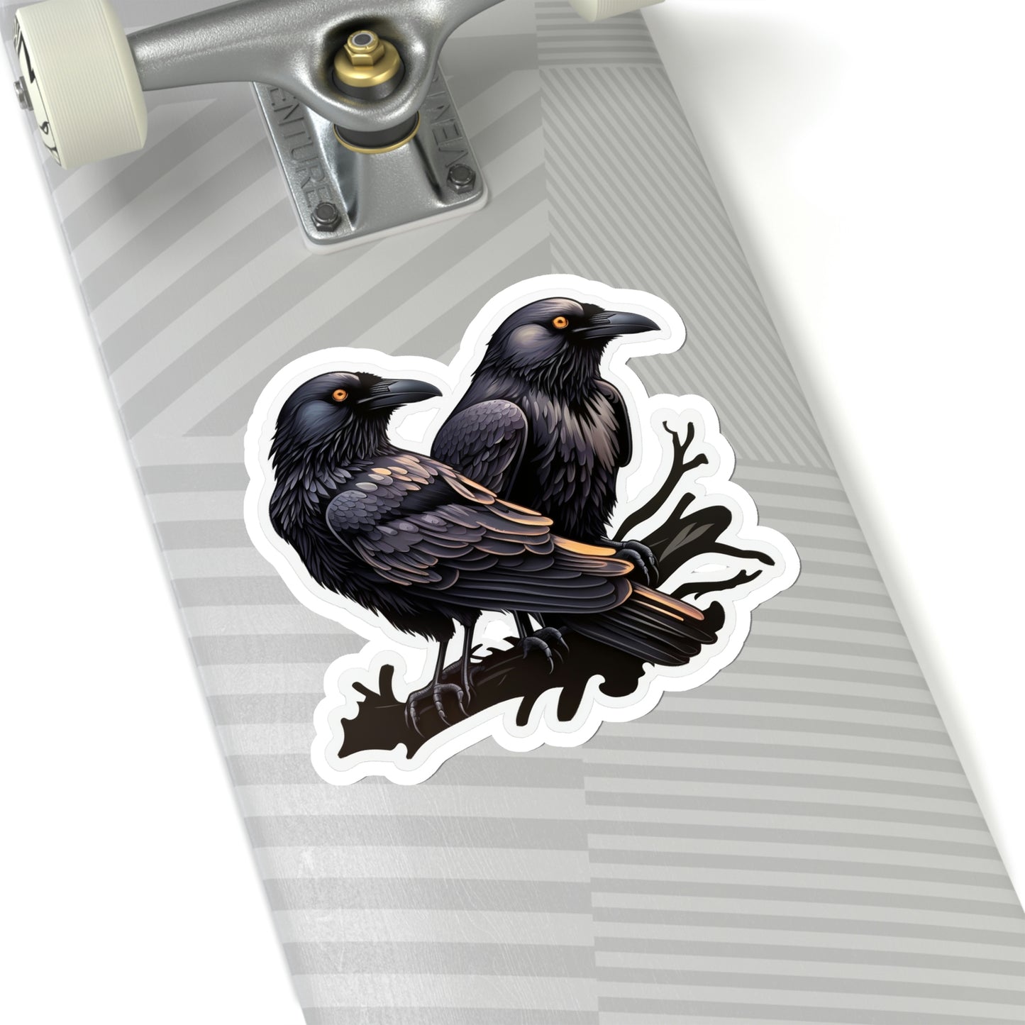 Huginn and Muninn Kiss-Cut Vinyl Sticker