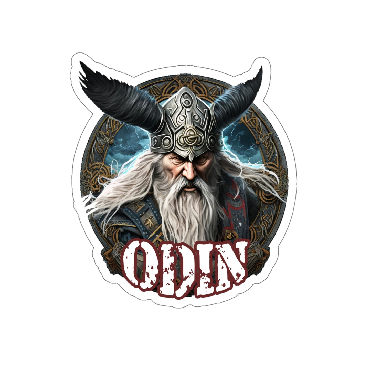 Odin Kiss-Cut Vinyl Sticker