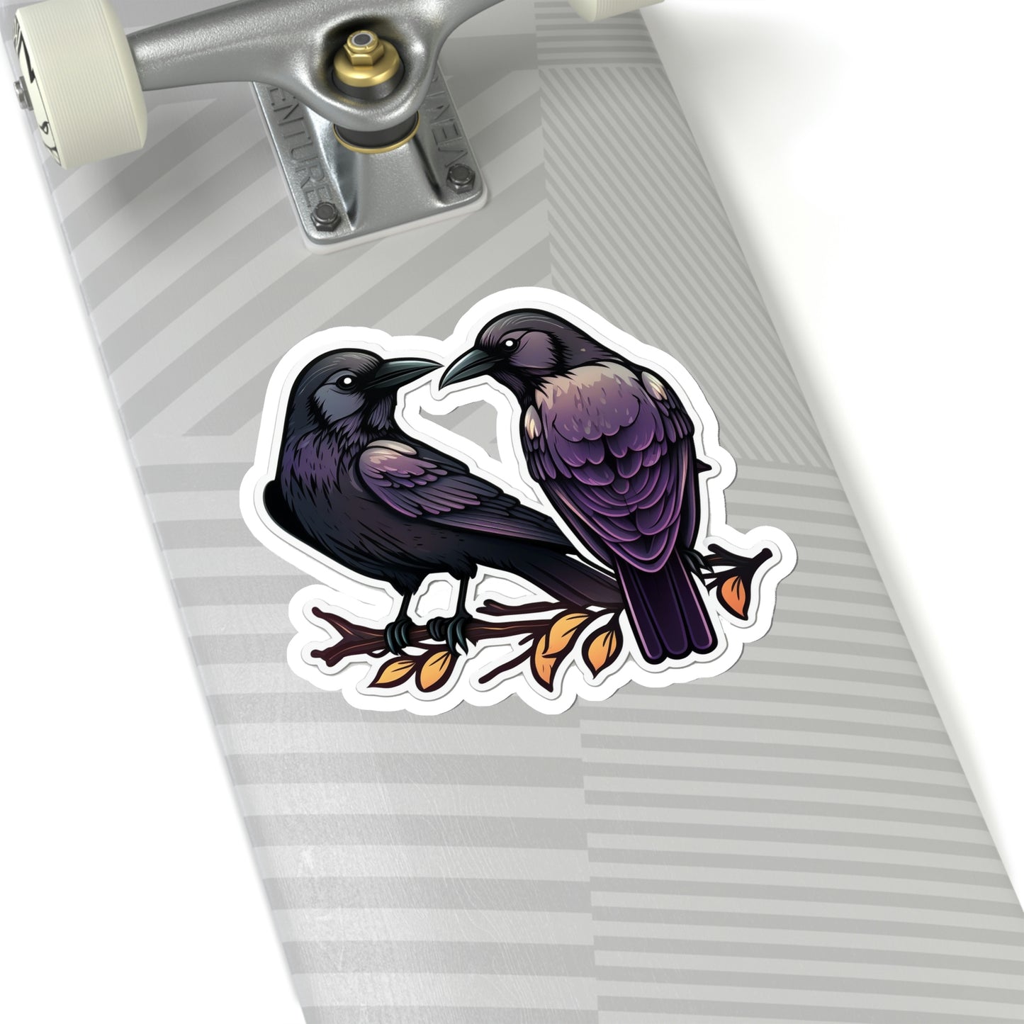 Huginn and Muninn Kiss-Cut Vinyl Sticker