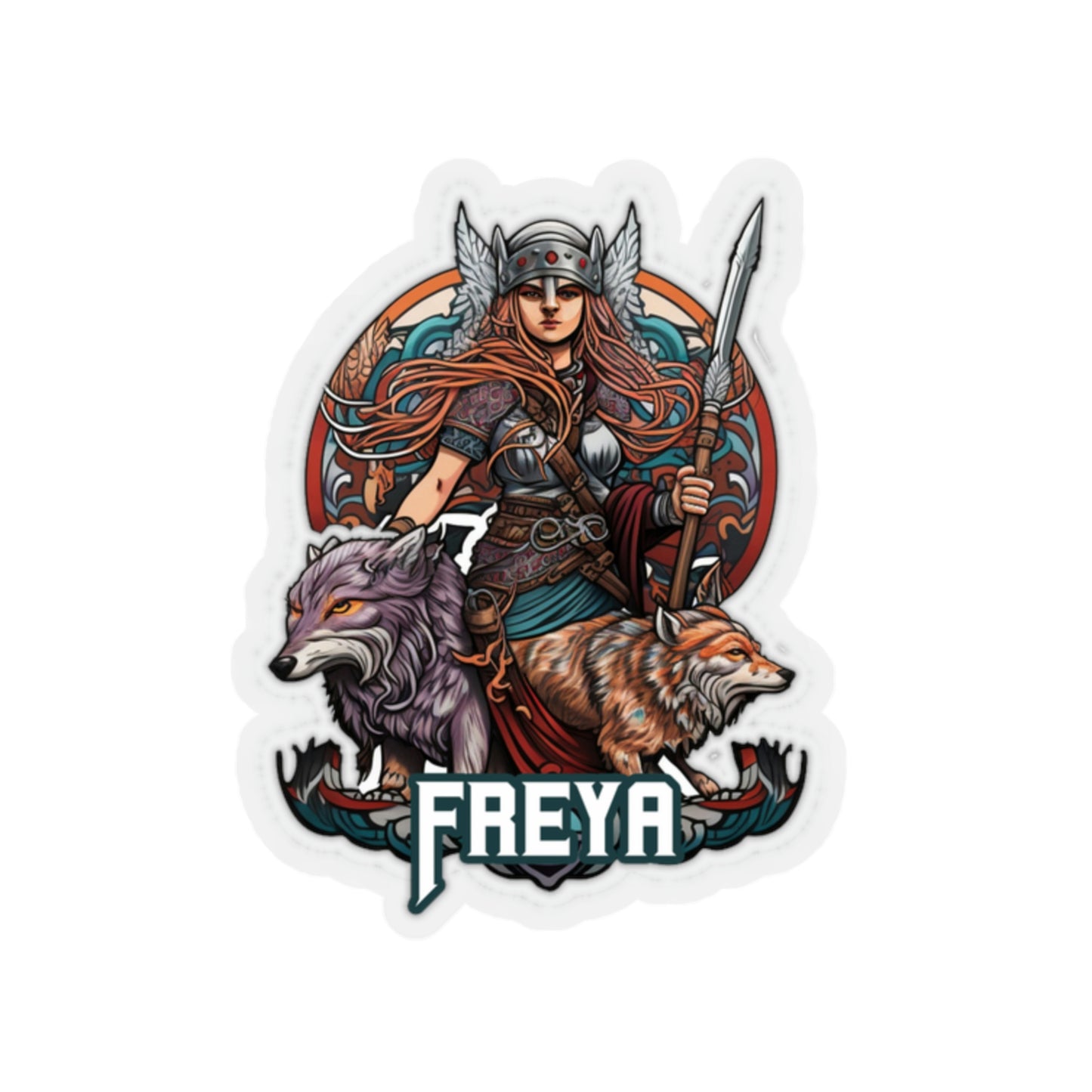 Freya Viking Kiss-Cut Vinyl Stickers