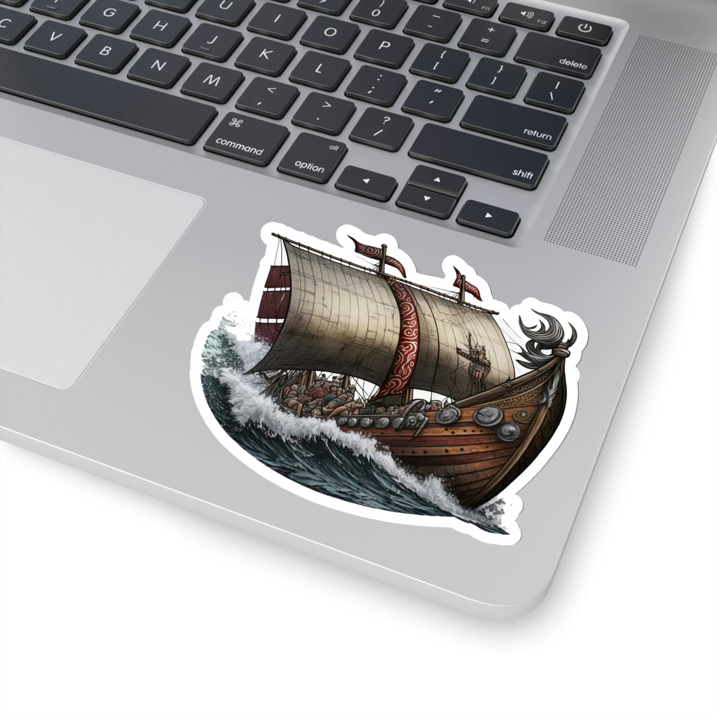 Viking Ship Kiss-Cut Vinyl Sticker