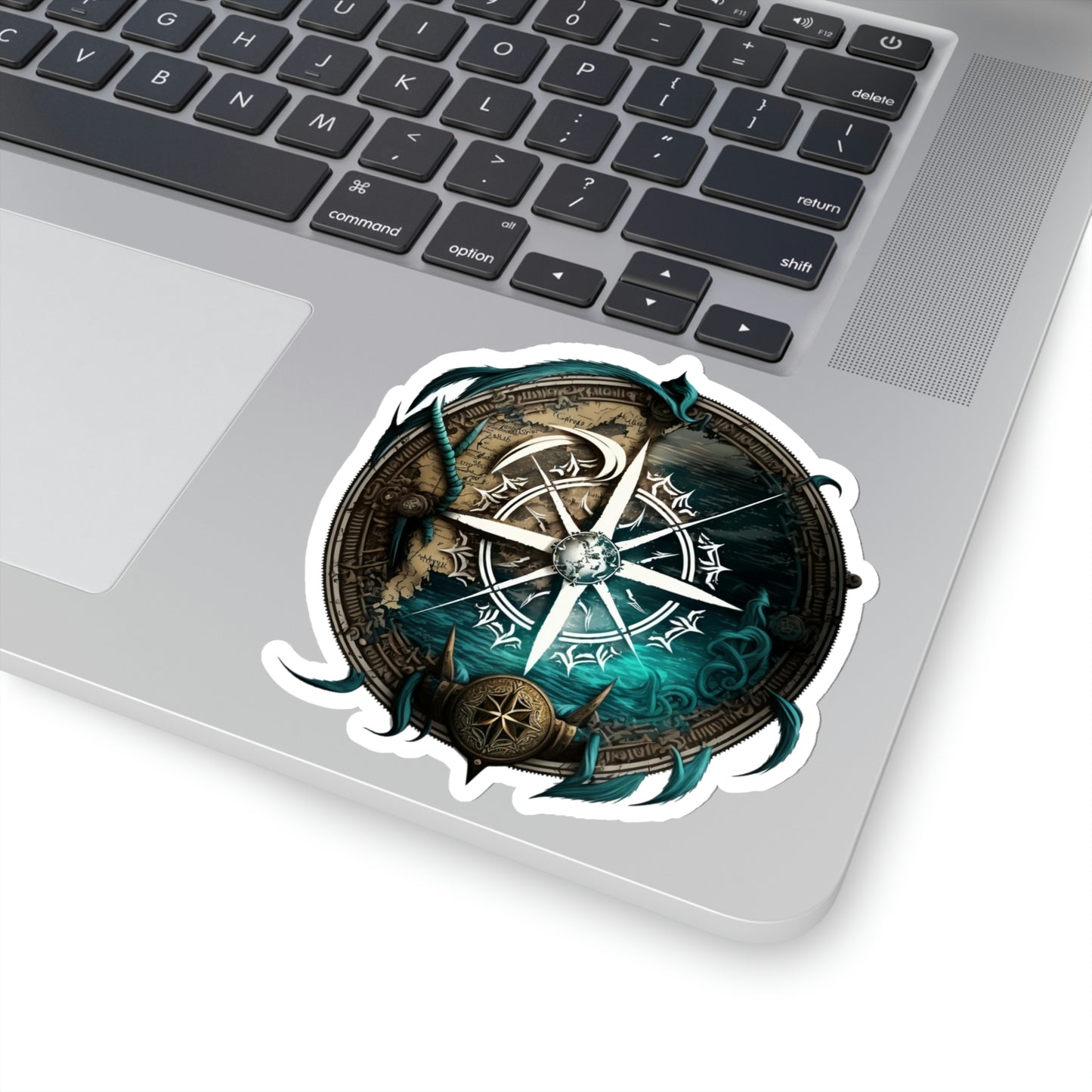 Viking Compass Kiss-Cut Vinyl Sticker