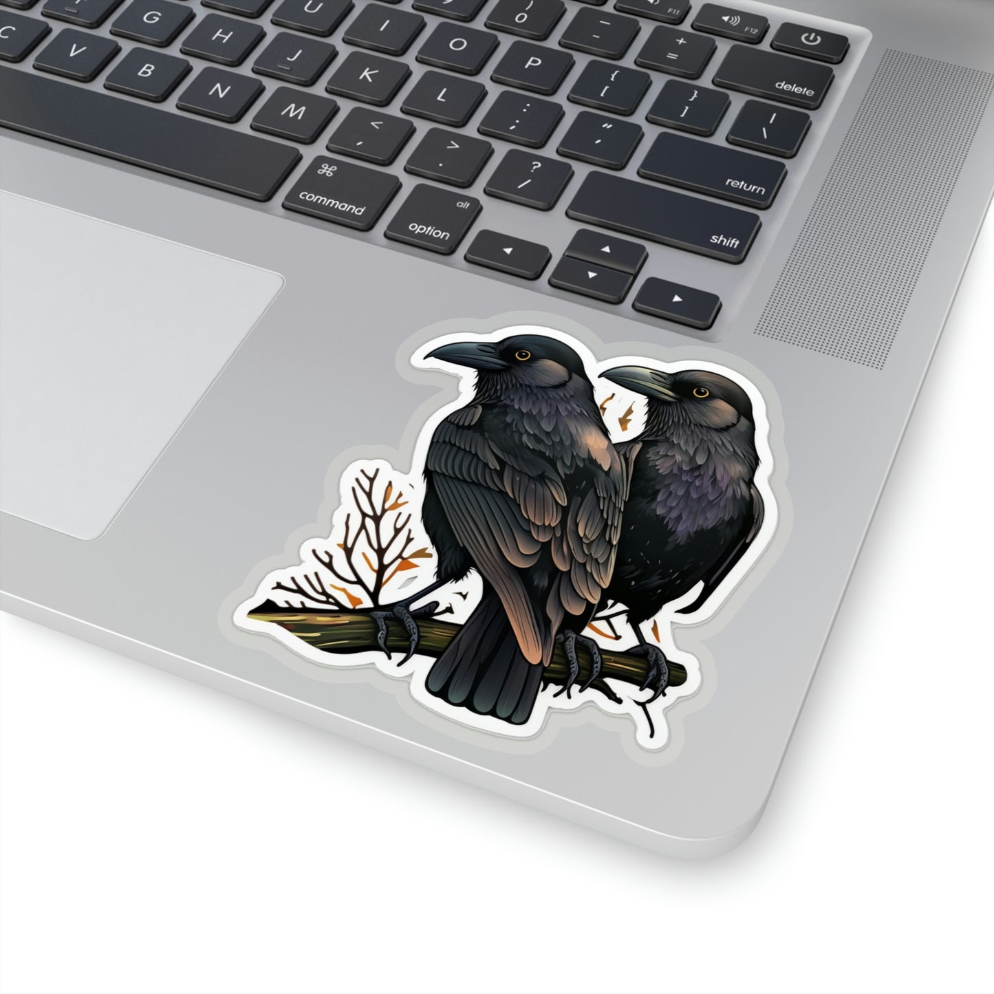 Huginn and Muninn Kiss-Cut Vinyl Sticker