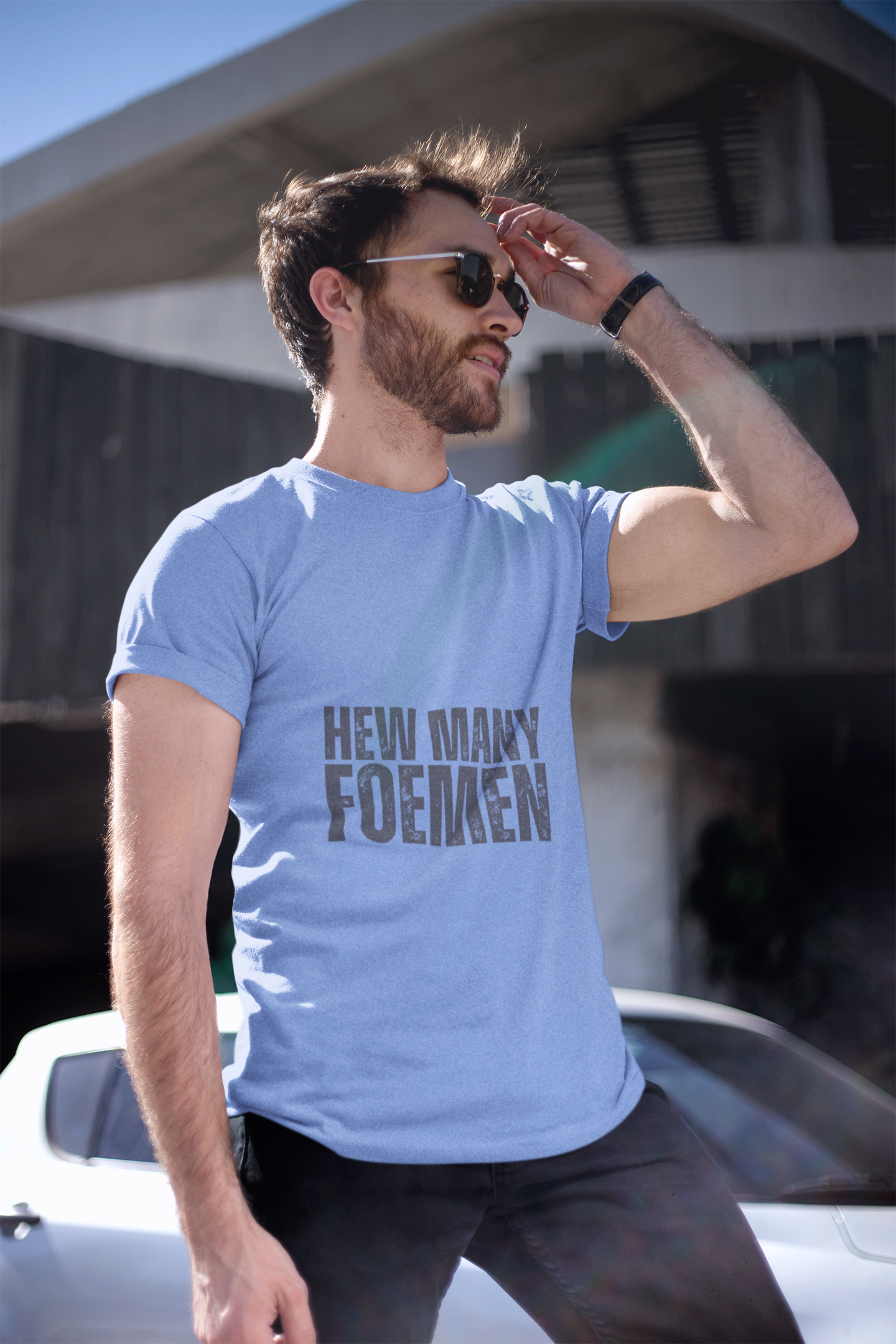 Hew Many Foemen Unisex Softstyle T-Shirt