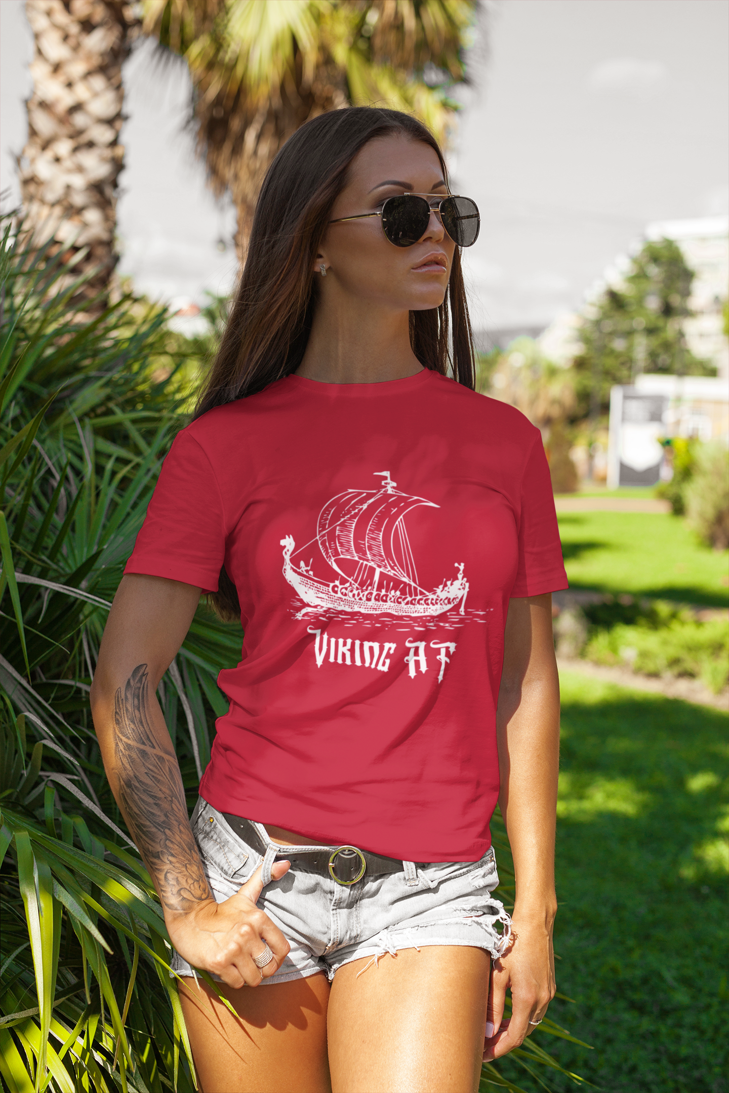 Viking AF Viking Ship Tee - Unisex Softstyle T-Shirt