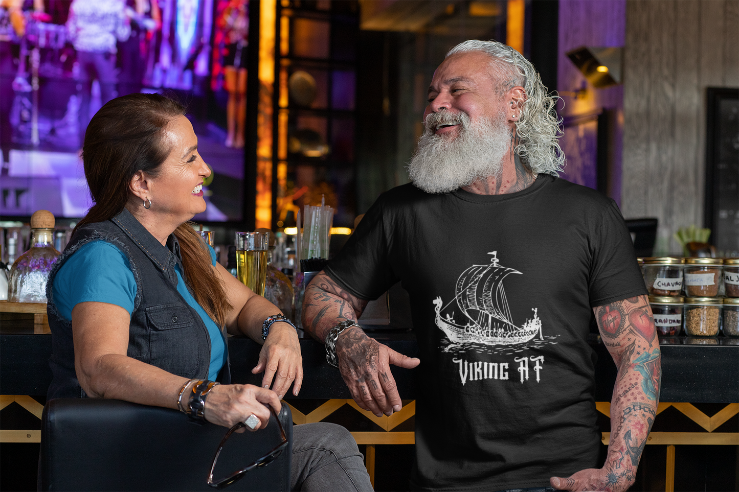 Viking AF Viking Ship Tee - Unisex Softstyle T-Shirt